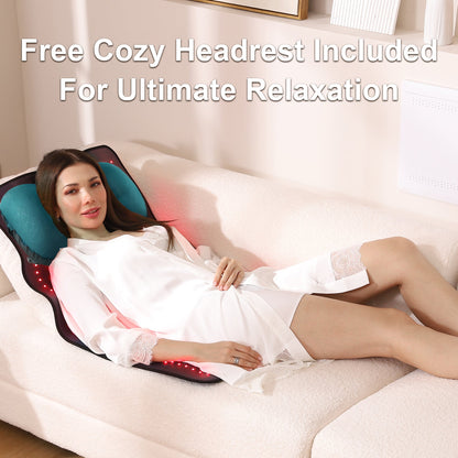 LUMYHEALTH™ Red Light Therapy Mat with a Cozy Headrest