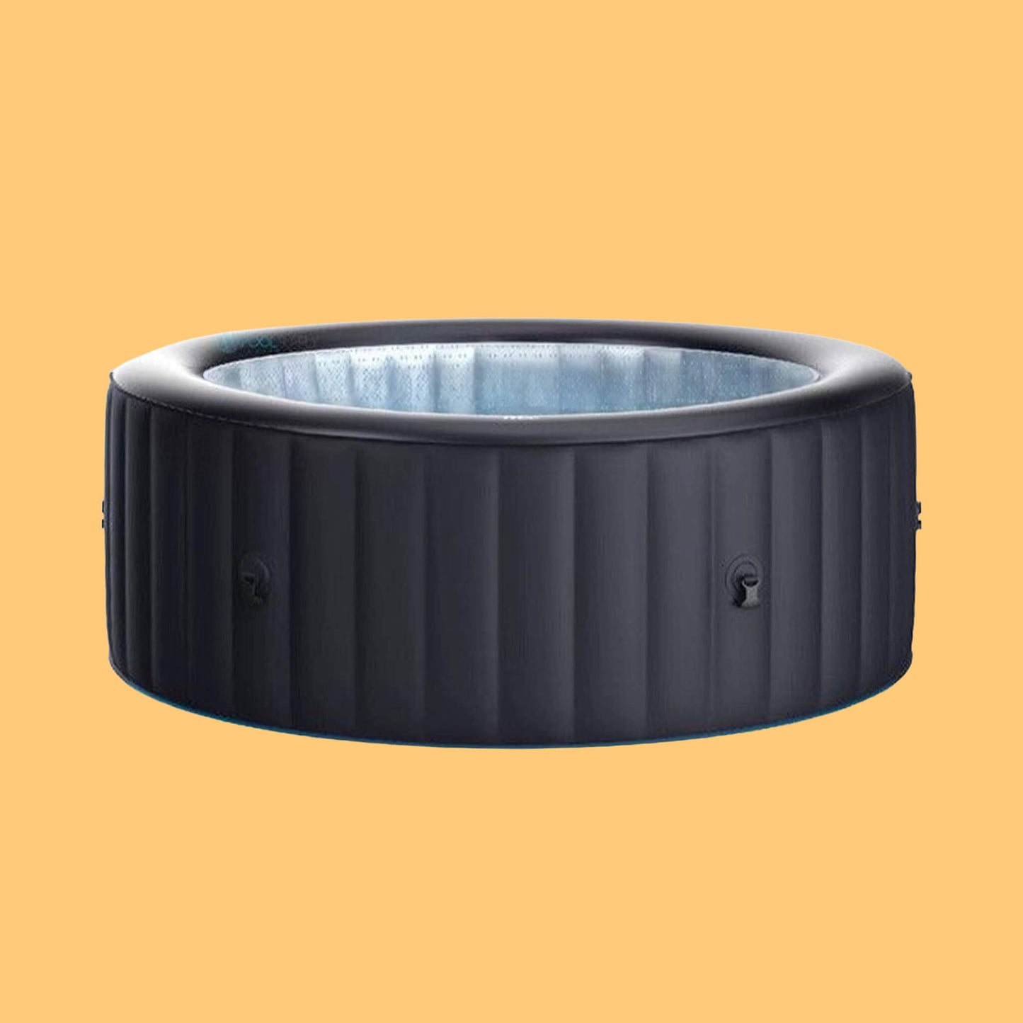 MSpa Aurora Urban Series Six-Person Inflatable Round Hot Tub With Hydro Massage