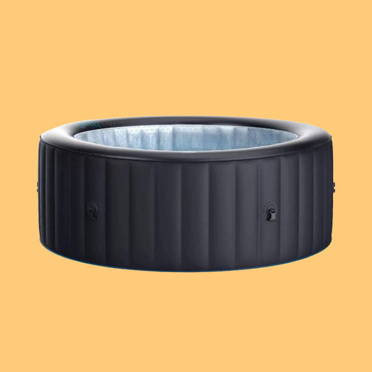 MSpa Aurora Urban Series Six-Person Inflatable Round Hot Tub With Hydro Massage