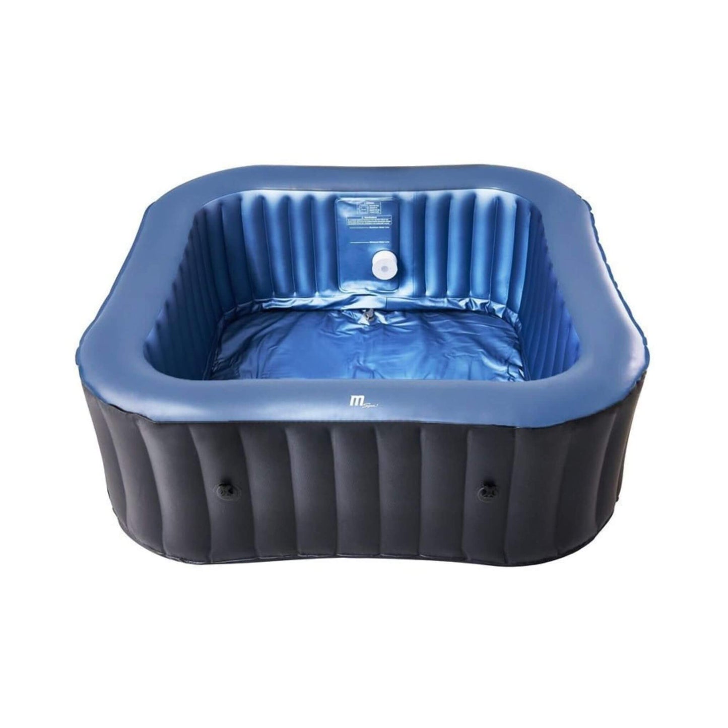 MSpa C-TE062 Tekapo Comfort Series Six-Person Inflatable Square Bubble Spa Hot Tub With 132 Bubble Jets