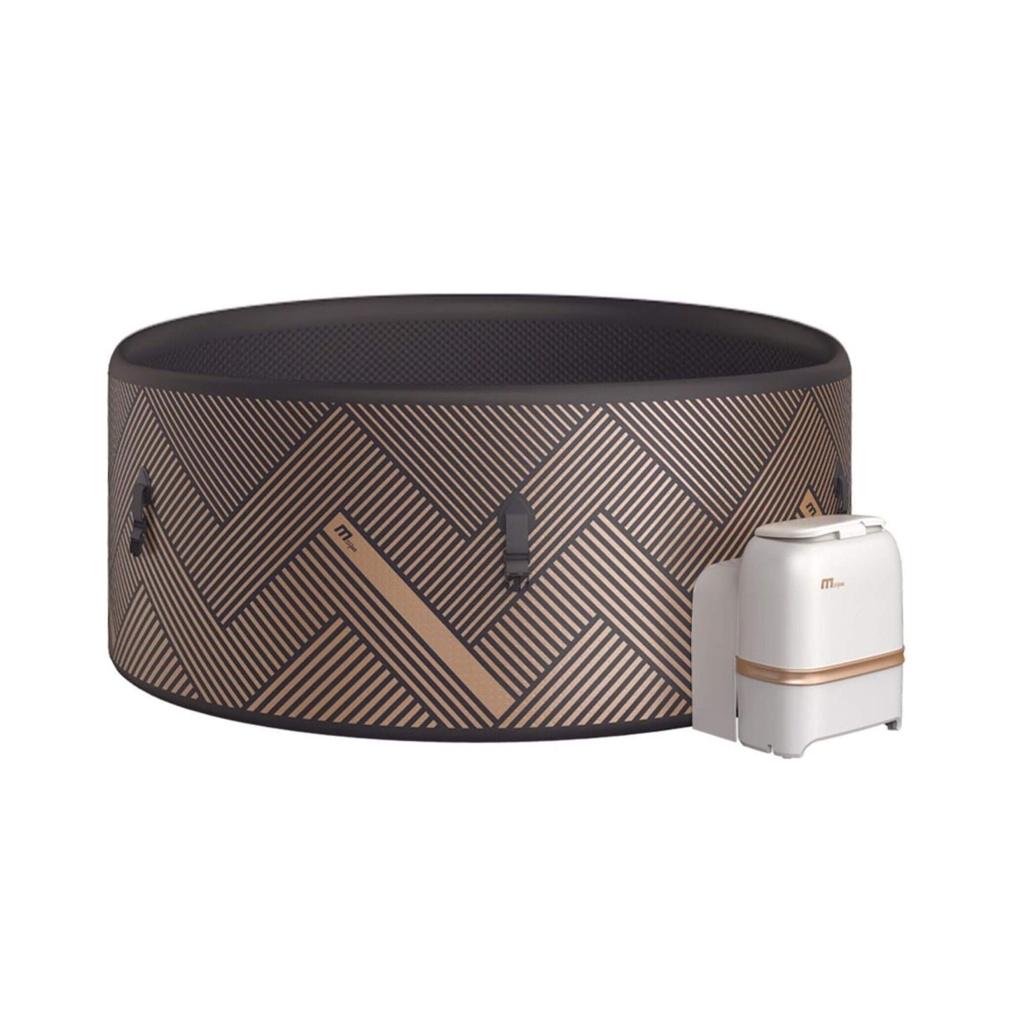 MSpa F-MO063W Mono Frame Series Luxury 6-Person Inflatable Round Hot Tub With WIFI Control (SAK75263)