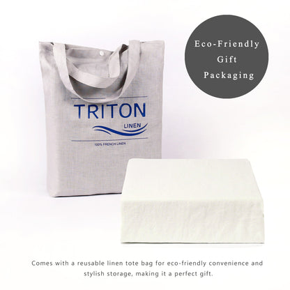 100% Linen Duvet Cover - Cream White Duvet Cover Only
