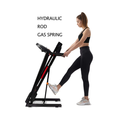 Rovix Portable 3.5HP Space Saving Folding Treadmill W/ Incline & 12 Preset Programs
