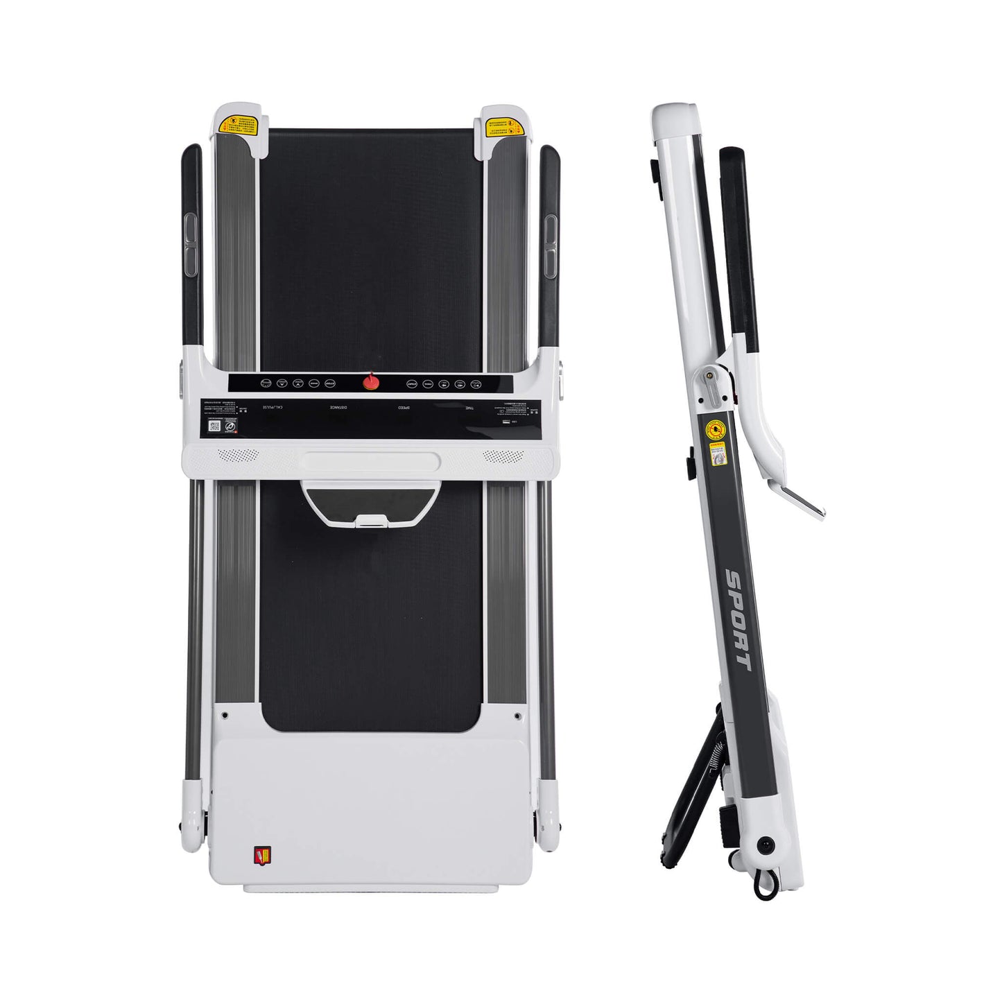 Rovix Portable Compact Home Cardio Fitness Treadmill With 3.5HP Electric Motor & Bluetooth Speakers