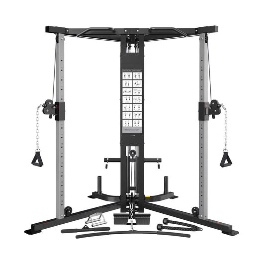 Rovix Premium Home Cable Crossover Full Body Workout Fly Machine, 350LBS (SAK06341)