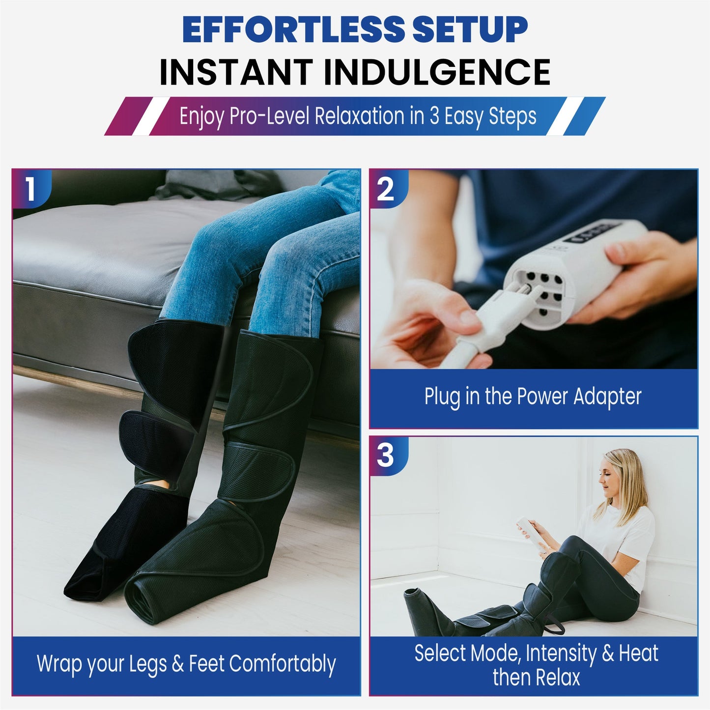 Relaxable Leg & Foot Air Compression System