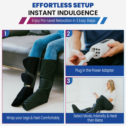 Relaxable Leg & Foot Air Compression System