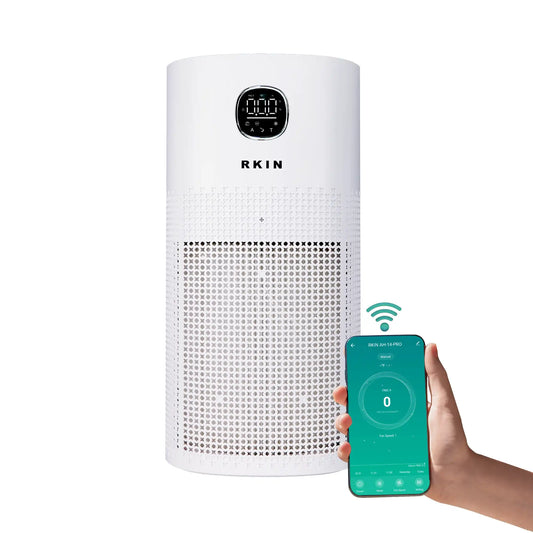 RKIN HEPA 14 Air Purifier – Breathe Cleaner, Healthier Air with UV, Carbon & Ion Technology