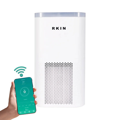 RKIN HEPA 14 Air Purifier – Breathe Cleaner, Healthier Air with UV, Carbon & Ion Technology
