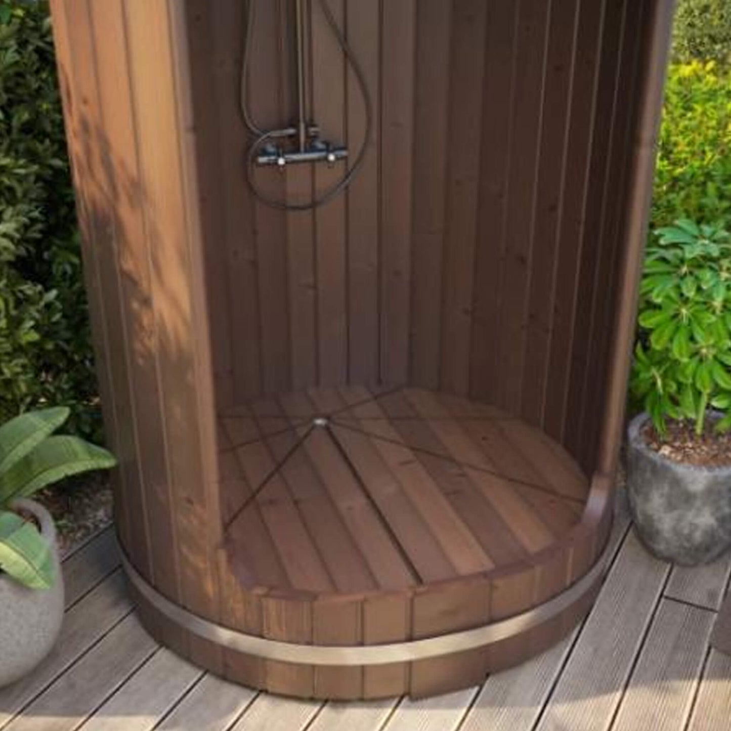 SaunaLife Model R3 Premium Barrel Shower [SL-MODELR3] (SAK82605)