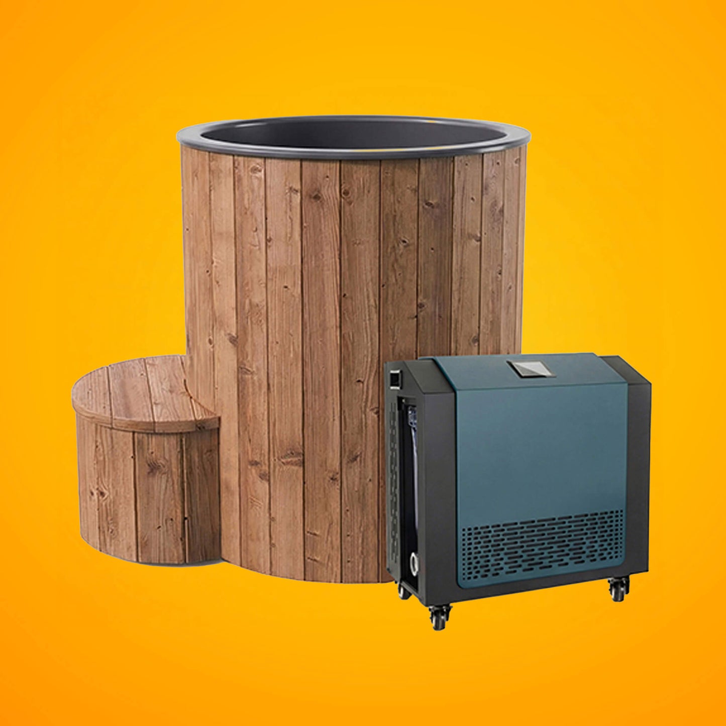 SaunaLife 1-Person Immersion Tub With Combination Water Chiller And Heater