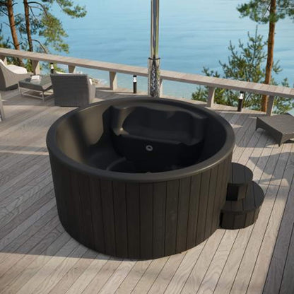 SaunaLife Model S4B Premium 6-Person Home Wood-Burning Hot Tub [SL-MODELS4B] (SAK72531)