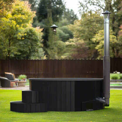 SaunaLife Model S4B Premium 6-Person Home Wood-Burning Hot Tub [SL-MODELS4B] (SAK72531)