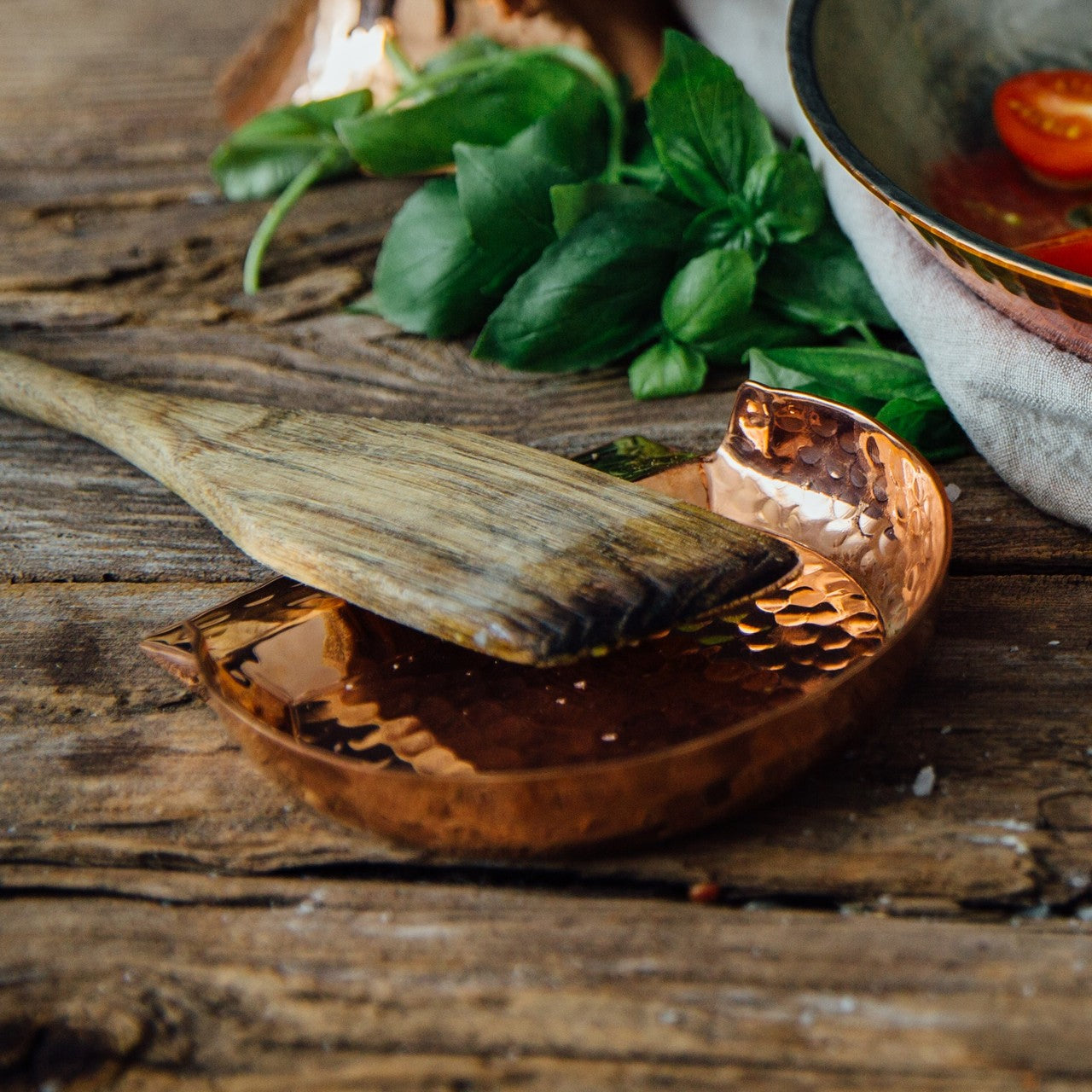 Copper Kitchen Spoon Rest / Putting Cup