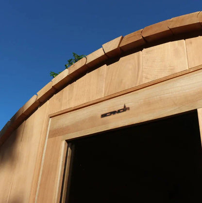 Scandia Barrel Sauna – 4-Person Traditional Sauna for Home Relaxation & Wellness