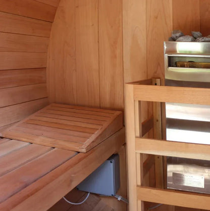 Scandia Barrel Sauna – 4-Person Traditional Sauna for Home Relaxation & Wellness