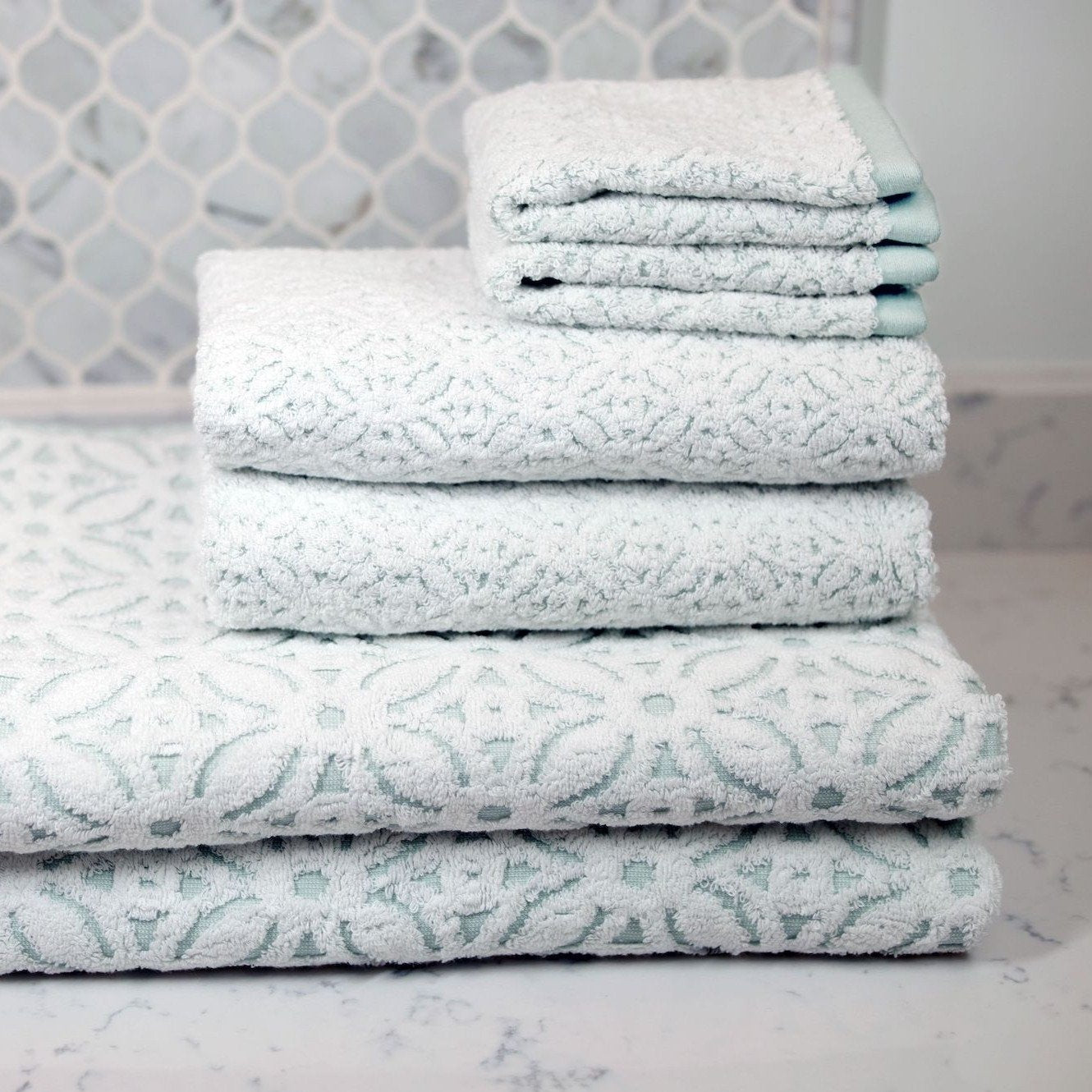 Prague™ 100% Organic 6 Piece Bath Towel Set
