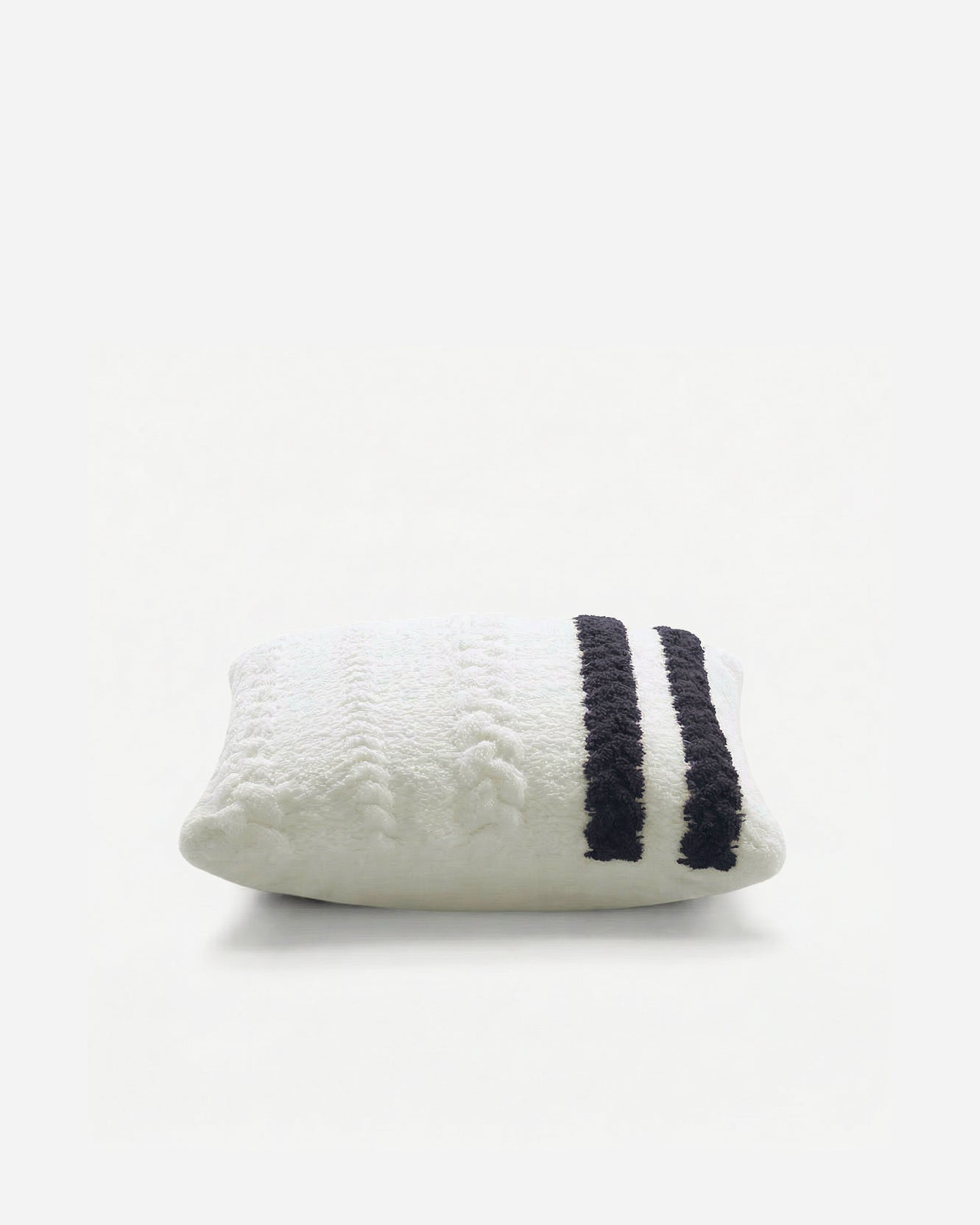 Snug Braided Two-Stripes Throw Pillow