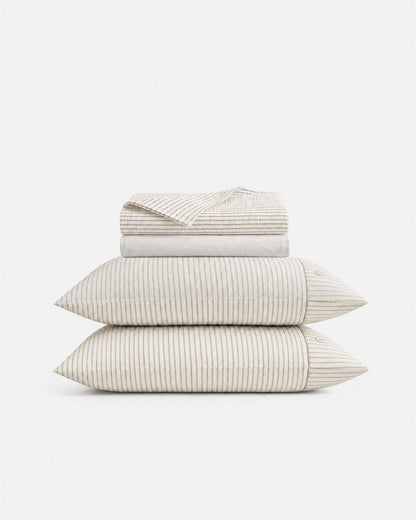 Coastal Cotton Mist  Sheet Set