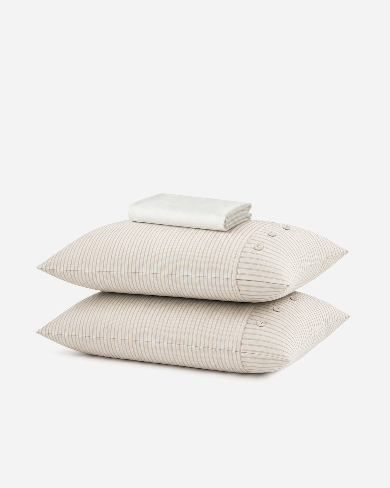 Coastal Cotton Mist  Fitted Sheet Set