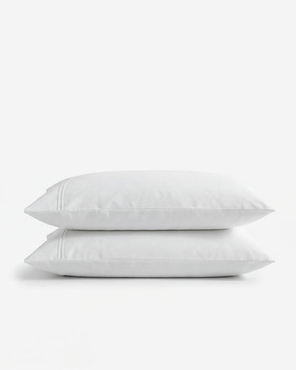 Luce Cotton Sateen Embroidered Pillowcase Set