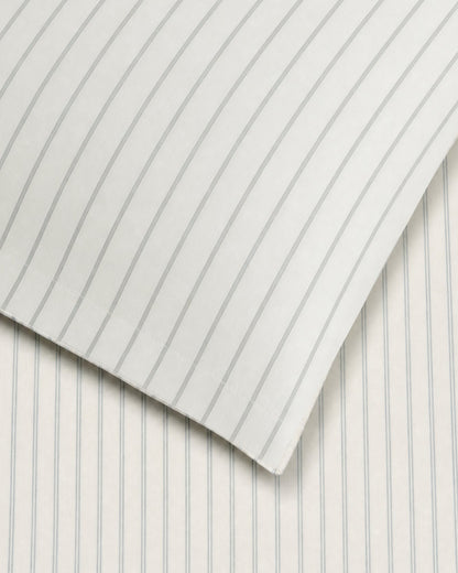 Perla Reversible Cotton Sateen Duvet Cover