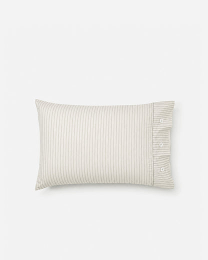 Perla Reversible Cotton Sateen Pillowcases