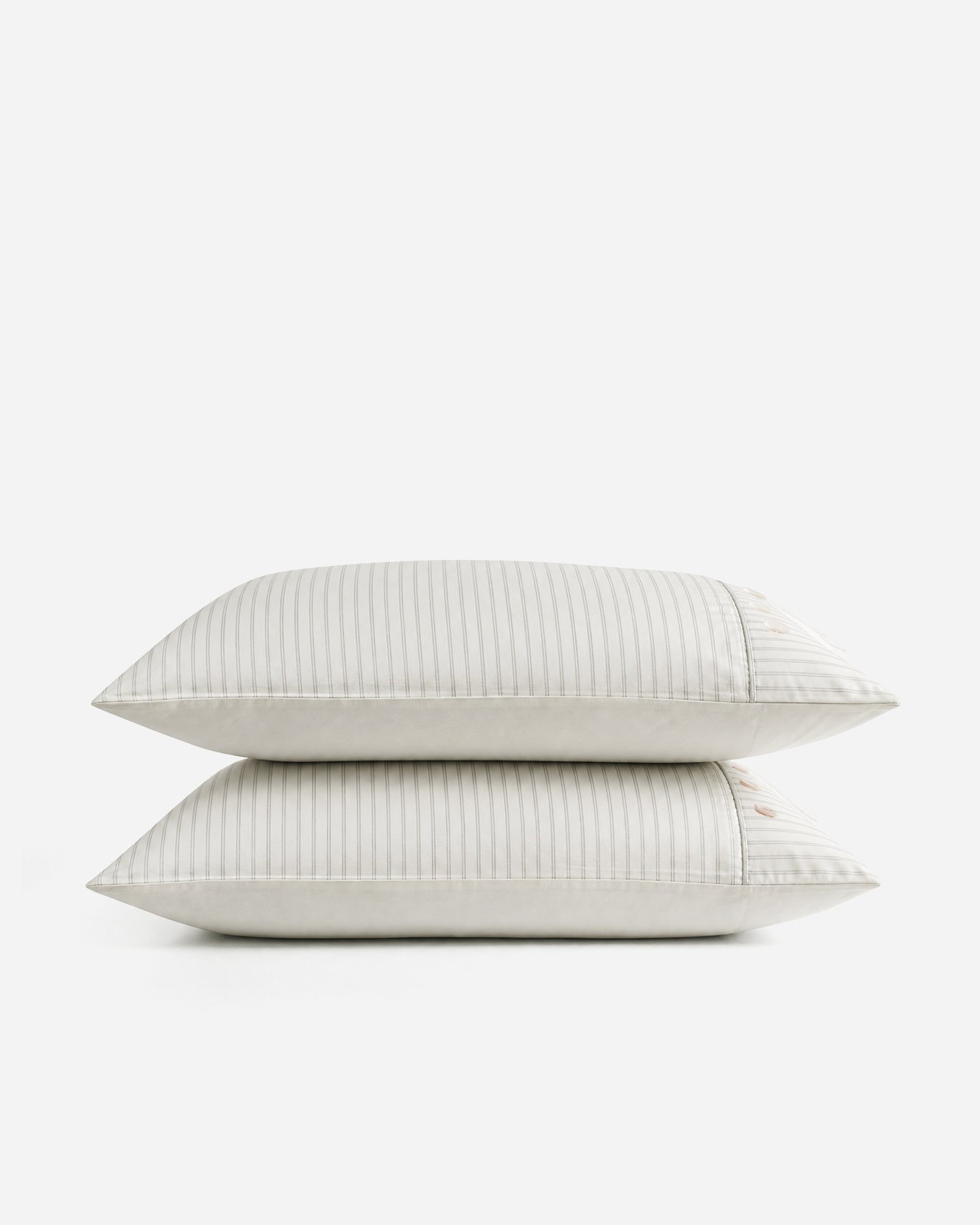 Perla Reversible Cotton Sateen Pillowcases