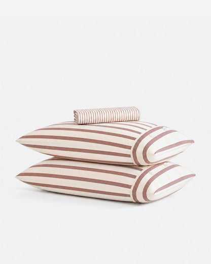 Rimini Cotton Sateen Fitted Sheet Set