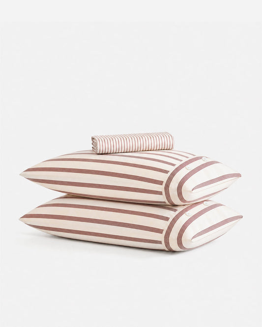 Rimini Cotton Sateen Fitted Sheet Set