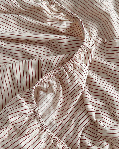 Rimini Cotton Sateen Fitted Sheet Set