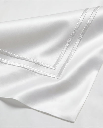 Luce Cotton Sateen Embroidered Duvet Cover