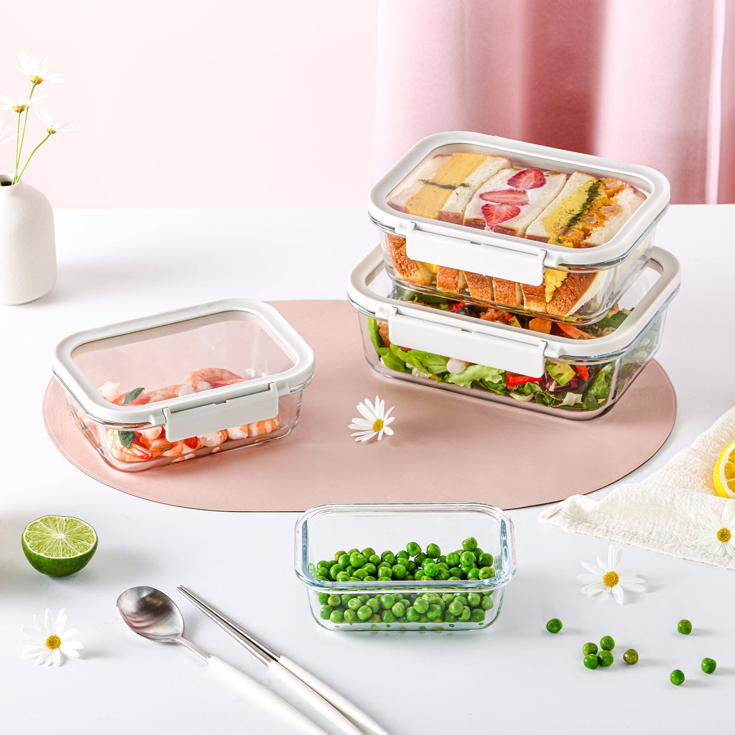 Comodo Rectangular Food Storage