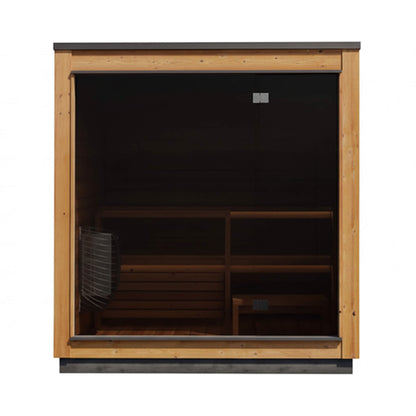 ThermaSol Nordic Dawn 4-Person Fully-Assembled Outdoor Sauna Cabin