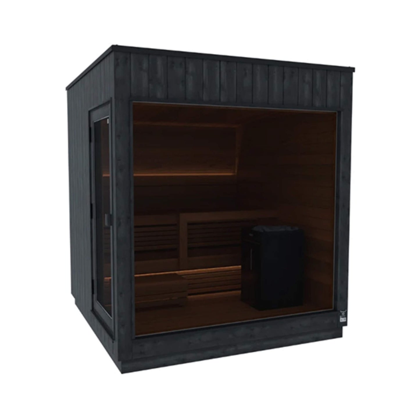 ThermaSol Nordic Misty 2-5 Person Fully-Assembled Outdoor Modular Sauna Cabin