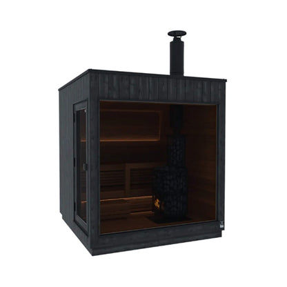 ThermaSol Nordic Misty 2-5 Person Fully-Assembled Outdoor Modular Sauna Cabin