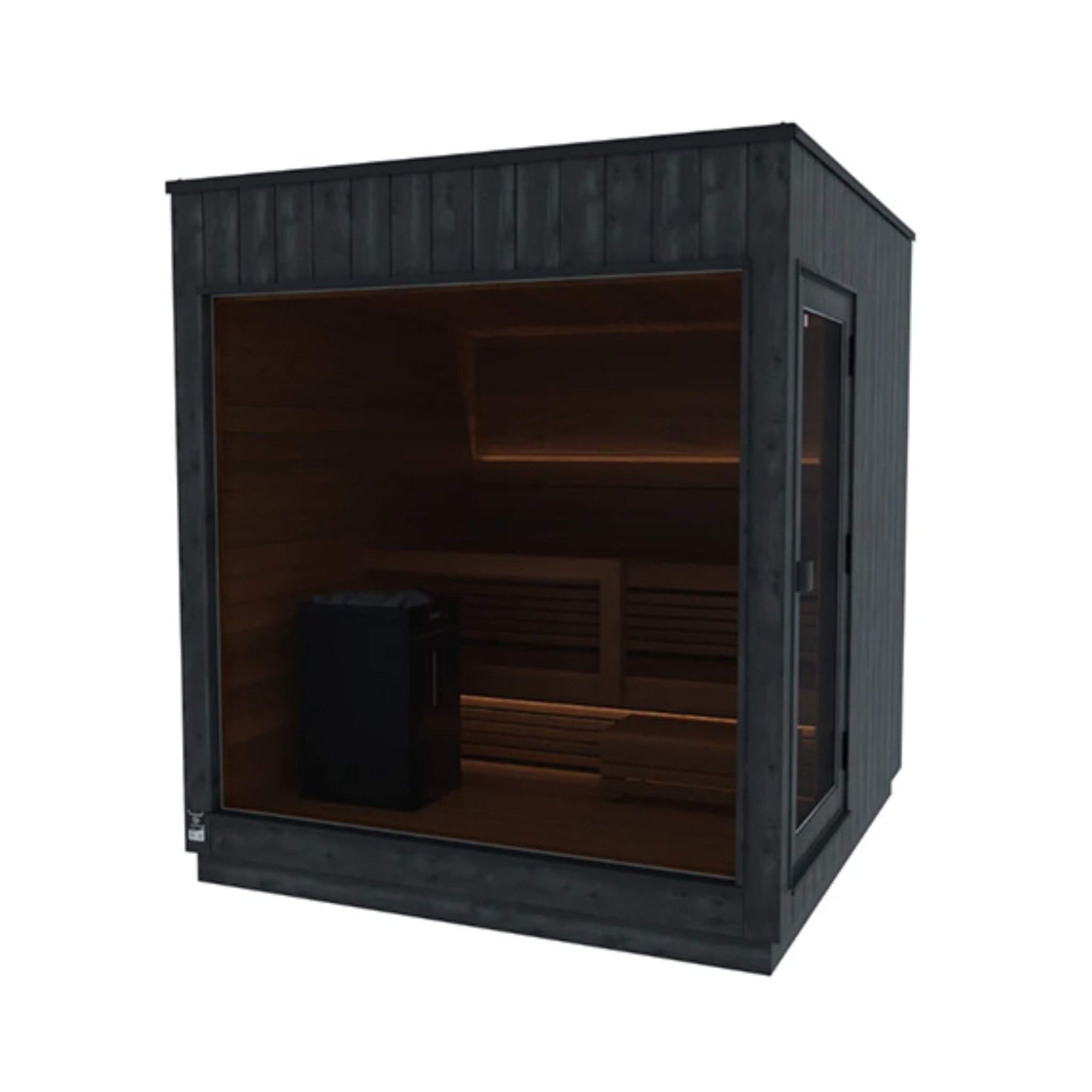 ThermaSol Nordic Misty 2-5 Person Fully-Assembled Outdoor Modular Sauna Cabin