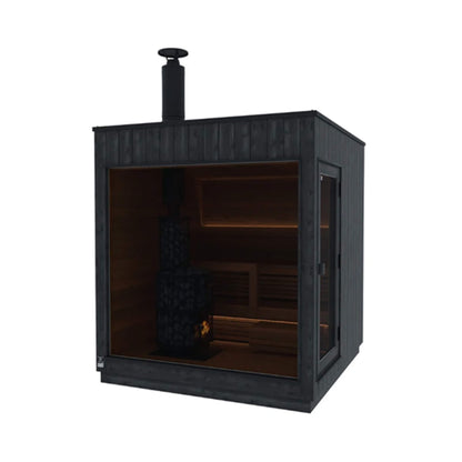 ThermaSol Nordic Misty 2-5 Person Fully-Assembled Outdoor Modular Sauna Cabin