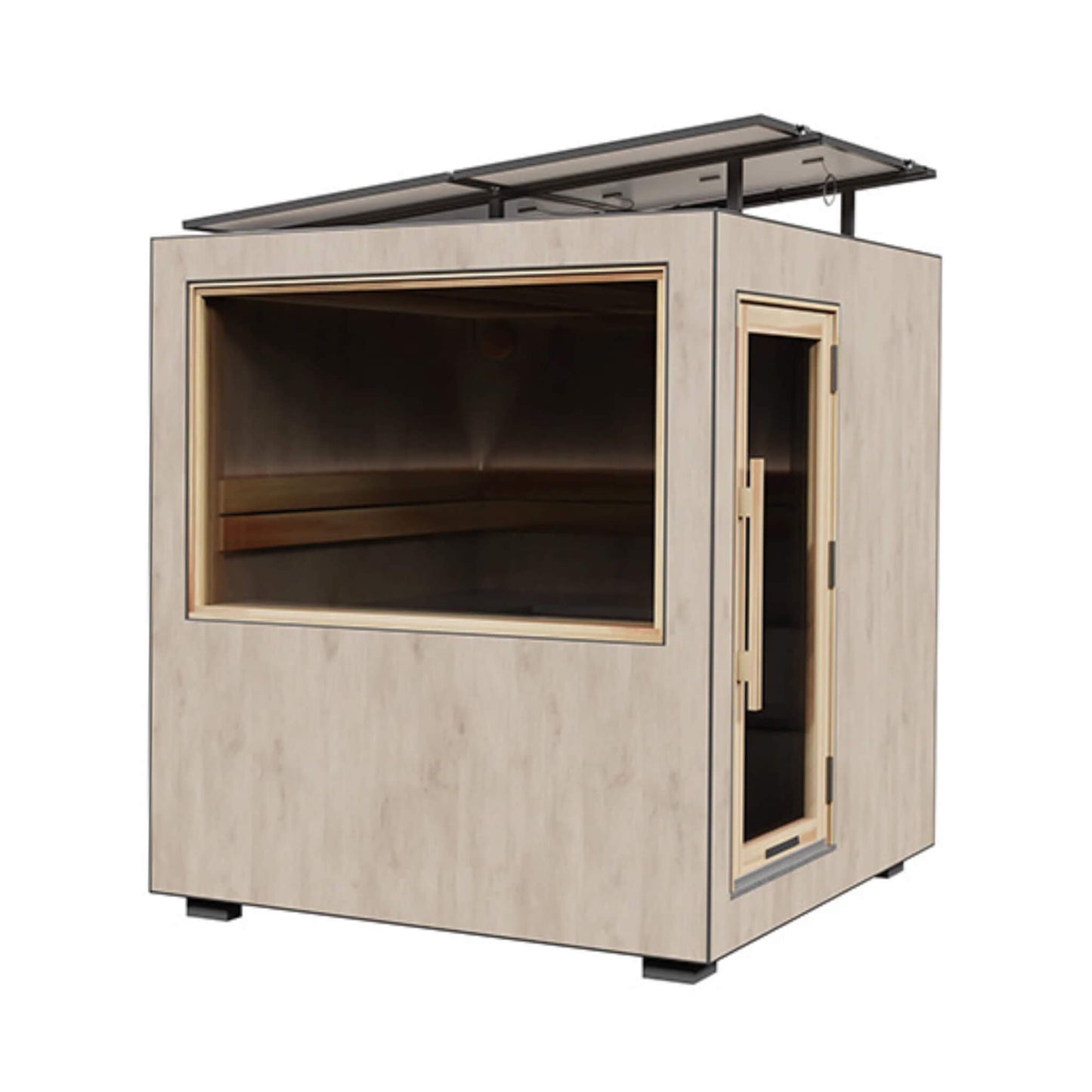 ThermaSol Solaris Fully-Assembled Outdoor Sauna Cabin