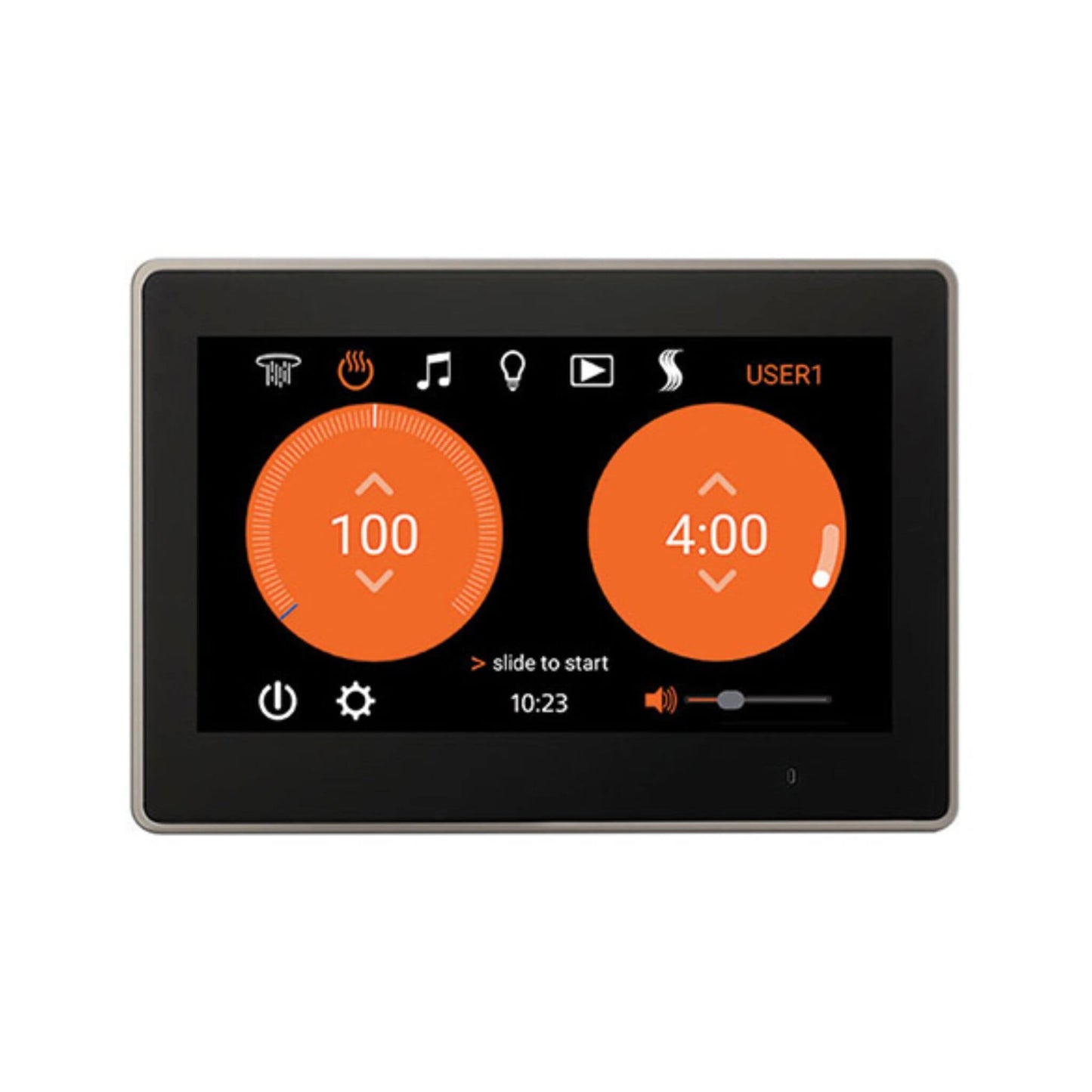 ThermaSol ThermaTouch 10-Inch Polished Nickel Square Steam Shower Control [TT10-SVSQ] (SAK83420)