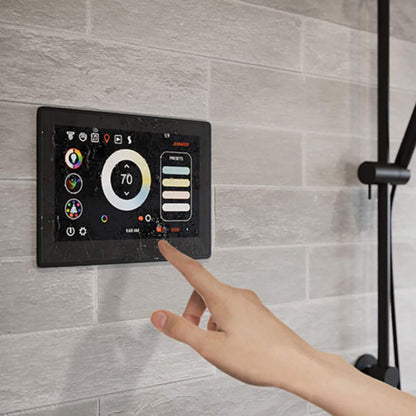 ThermaSol ThermaTouch 10-Inch Polished Nickel Square Steam Shower Control [TT10-SVSQ] (SAK83420)