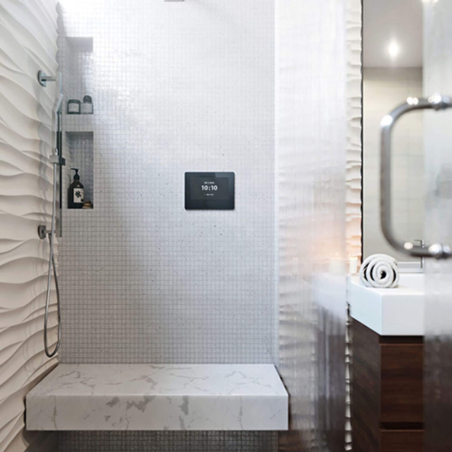 ThermaSol ThermaTouch 10-Inch Polished Nickel Square Steam Shower Control [TT10-SVSQ] (SAK83420)