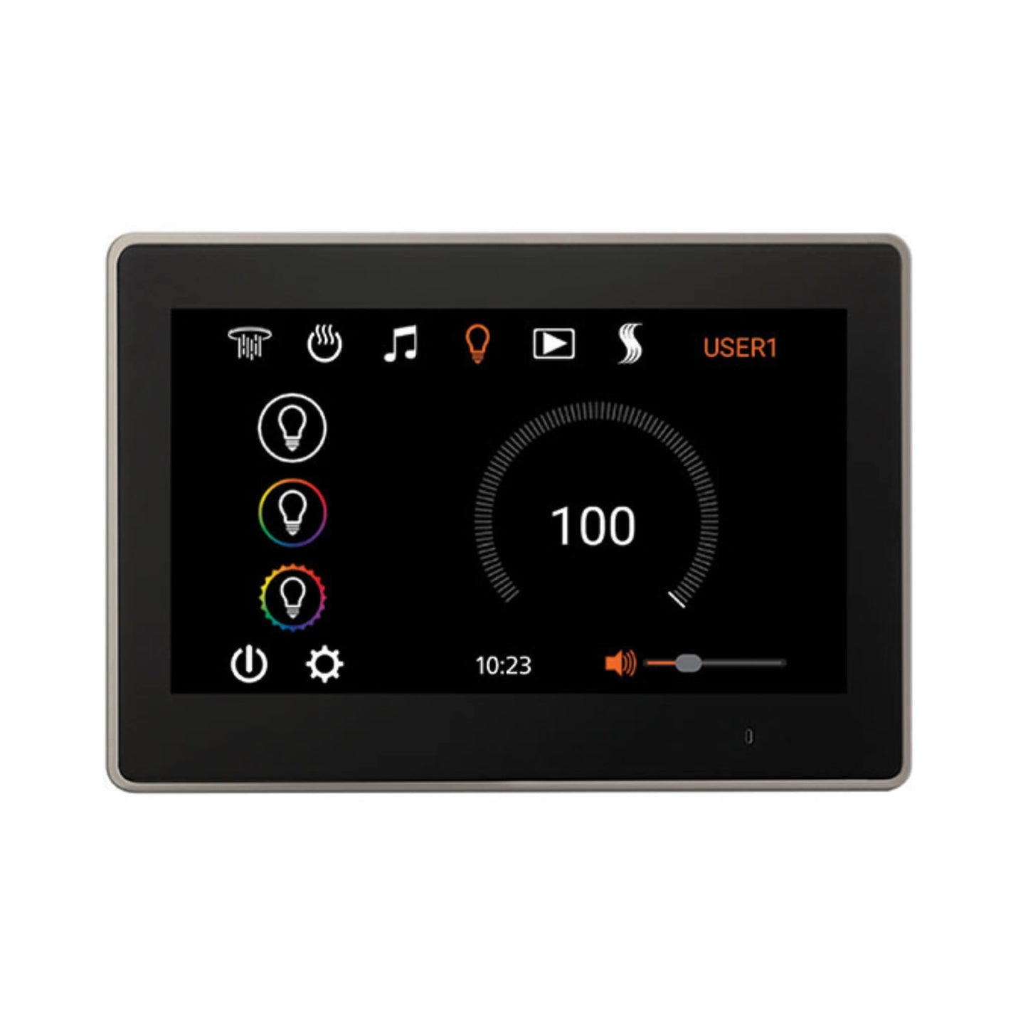 ThermaSol ThermaTouch 10-Inch Polished Nickel Square Steam Shower Control [TT10-SVSQ] (SAK83420)