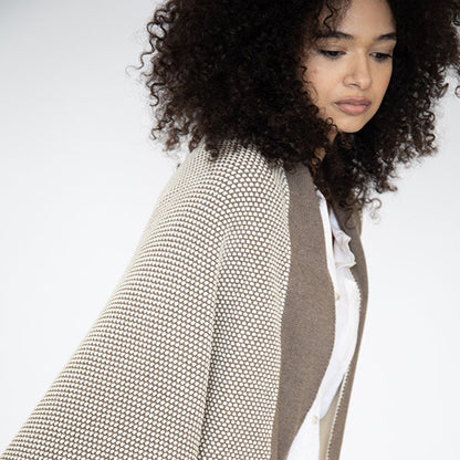 Eka Stipple Organic Cotton Throw Blanket