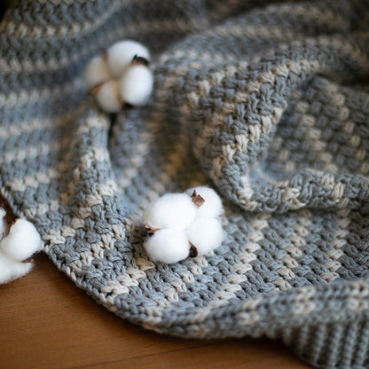 Tara Organic Cotton Knit Throw Blanket