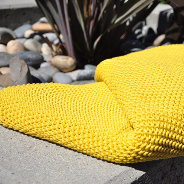 Varna Organic Cotton Knit Throw Blanket