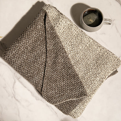 Zac Organic Cotton Knit Throw Blanket