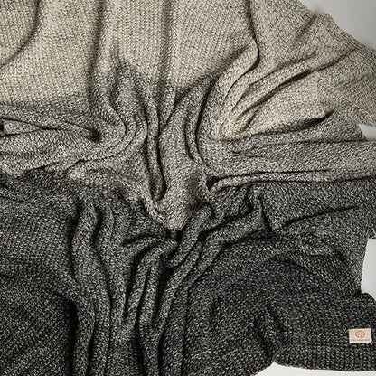 Zac Organic Cotton Knit Throw Blanket